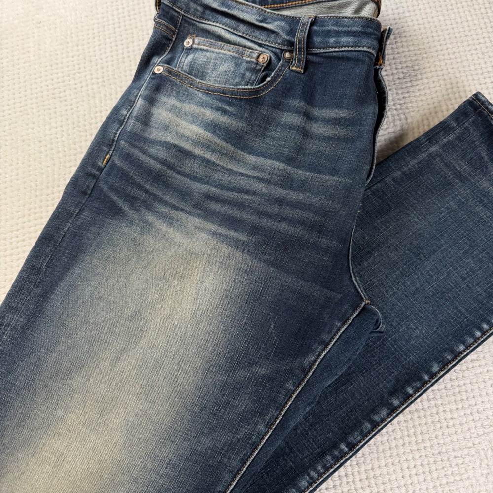 American Eagle Slim Straight 360 Extreme Flex Jeans Medium Wash 36x36 Mens